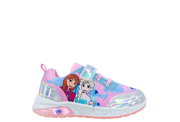 Tenis Niña Frozen Velcro Con Luces Georgie Boy